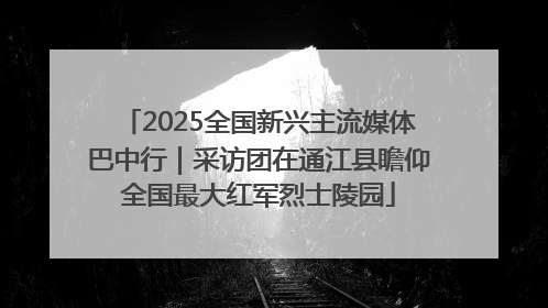 2025全国新兴主流媒体巴中行｜采访团在通江县瞻仰全国最大红军烈士陵园