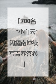 700名“小白云”闪耀南博续写青春答卷