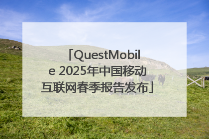 QuestMobile 2025年中国移动互联网春季报告发布